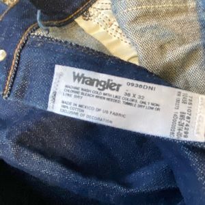 Wrangler cowboy cut jeans